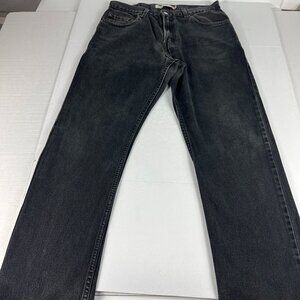 Y2K Levi's Jeans Men's 32x31* 501 XX Straight Black Faded Cotton Denim Tag 33x32